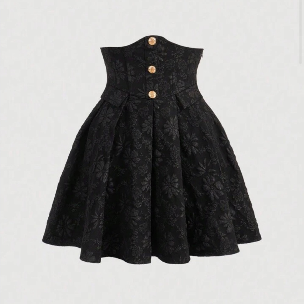High waist lace skirt